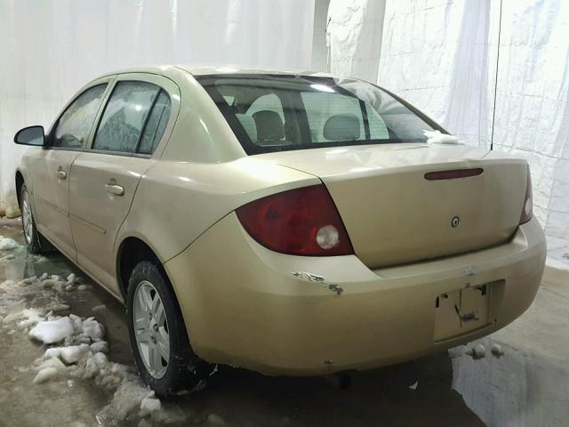 1G1AL55F967615712 - 2006 CHEVROLET COBALT LT TAN photo 3