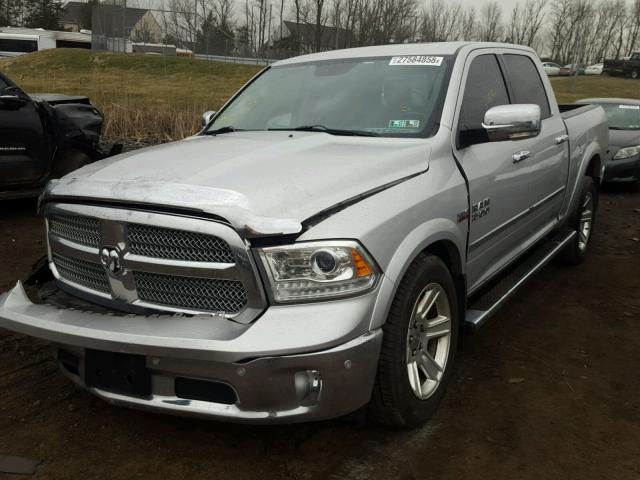 1C6RR7PT3FS612185 - 2015 RAM 1500 LONGH SILVER photo 2