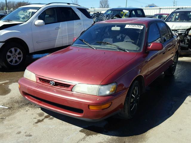 1NXBB02E4VZ582904 - 1997 TOYOTA COROLLA DX RED photo 2