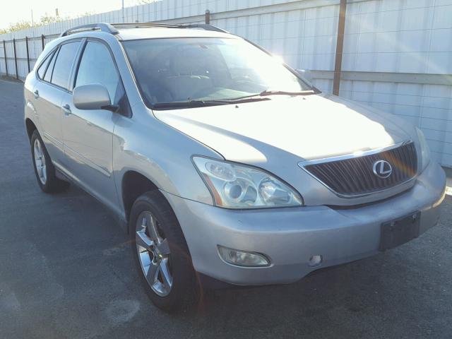 JTJGA31U540002697 - 2004 LEXUS RX 330 SILVER photo 1