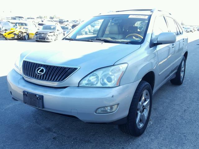 JTJGA31U540002697 - 2004 LEXUS RX 330 SILVER photo 2