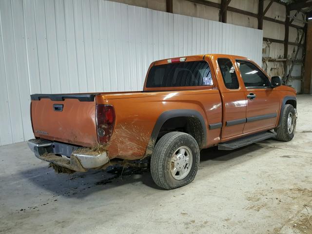 1GCCS196268189815 - 2006 CHEVROLET COLORADO ORANGE photo 4