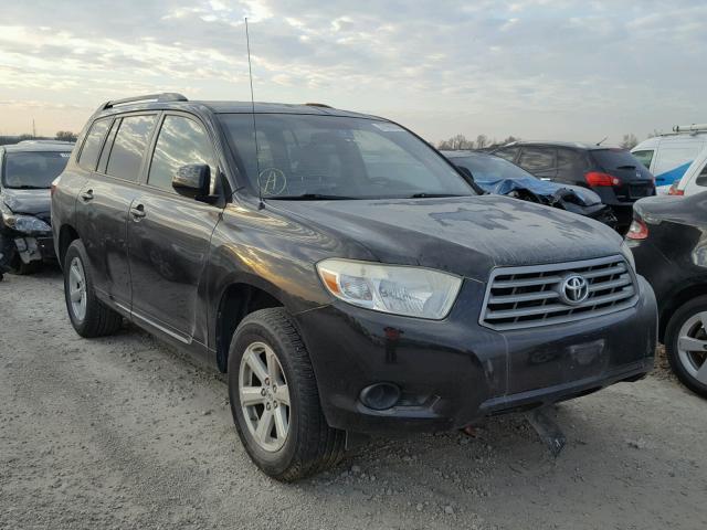 JTEDS41A682039147 - 2008 TOYOTA HIGHLANDER BLACK photo 1