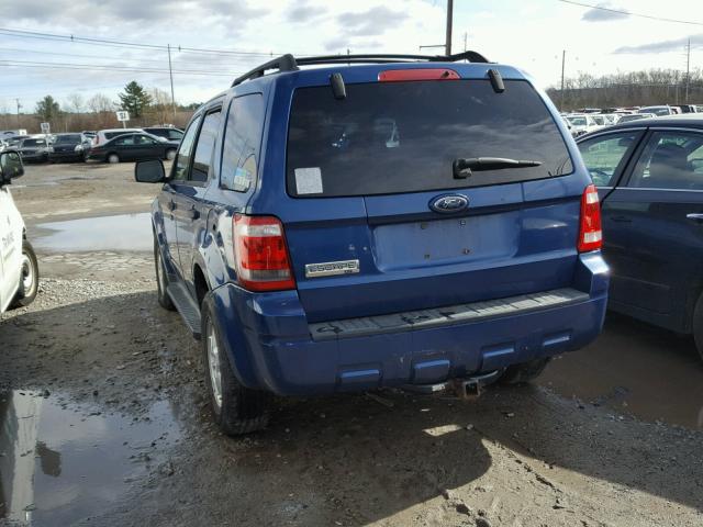 1FMCU03Z88KB00466 - 2008 FORD ESCAPE XLT BLUE photo 3