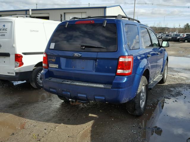 1FMCU03Z88KB00466 - 2008 FORD ESCAPE XLT BLUE photo 4