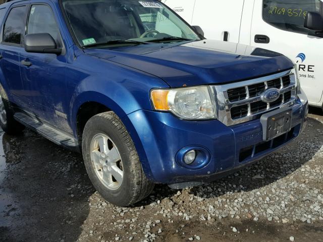 1FMCU03Z88KB00466 - 2008 FORD ESCAPE XLT BLUE photo 9