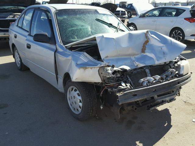 KMHCG45C51U234322 - 2001 HYUNDAI ACCENT GL SILVER photo 1