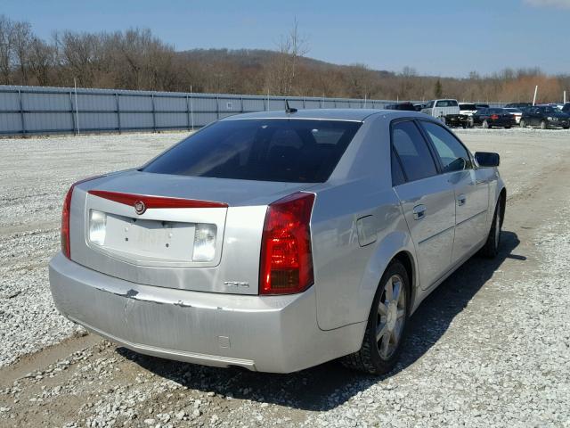 1G6DP567X50119411 - 2005 CADILLAC CTS HI FEA SILVER photo 4