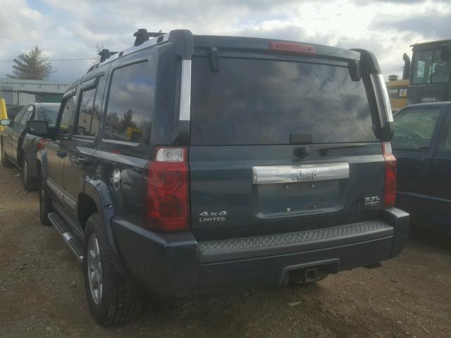 1J8HG58226C174198 - 2006 JEEP COMMANDER GREEN photo 3