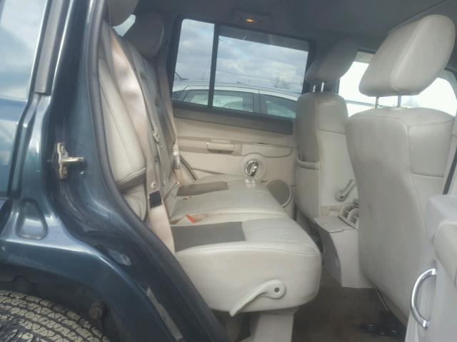 1J8HG58226C174198 - 2006 JEEP COMMANDER GREEN photo 6