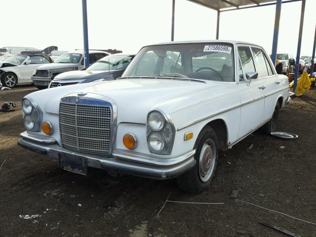 10806712015504 - 1973 MERCEDES-BENZ 280SE WHITE photo 2