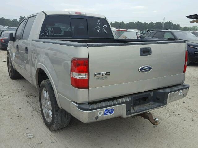 1FTPW12566FA36292 - 2006 FORD F150 SUPER SILVER photo 3