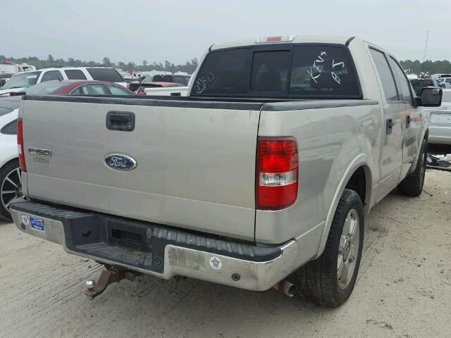 1FTPW12566FA36292 - 2006 FORD F150 SUPER SILVER photo 4