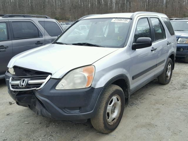 SHSRD78444U245671 - 2004 HONDA CR-V LX SILVER photo 2