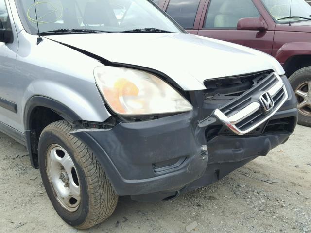 SHSRD78444U245671 - 2004 HONDA CR-V LX SILVER photo 9