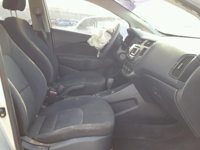 KNADM5A30C6014961 - 2012 KIA RIO LX Արծաթագույն լուսանկար 5