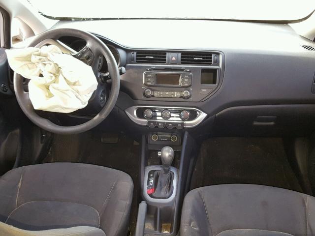 KNADM5A30C6014961 - 2012 KIA RIO LX Արծաթագույն լուսանկար 9