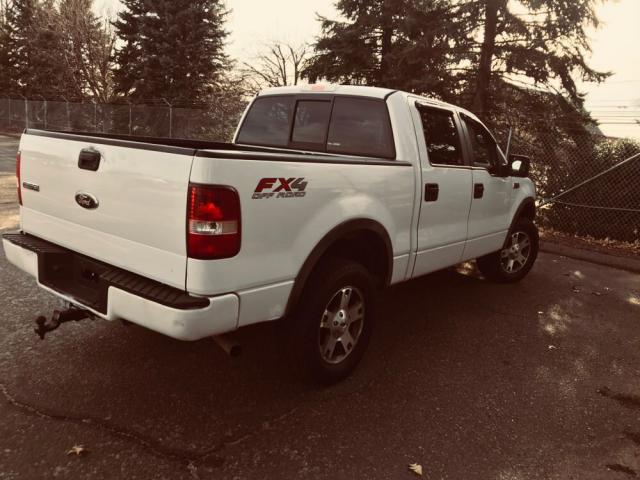 1FTPW14528FB75416 - 2008 FORD F150 SUPER WHITE photo 4