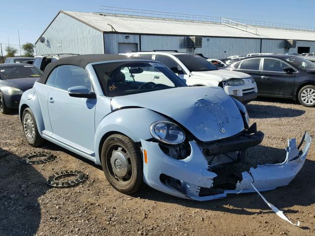 3VW517AT9FM805938 - 2015 VOLKSWAGEN BEETLE 1.8 BLUE photo 1