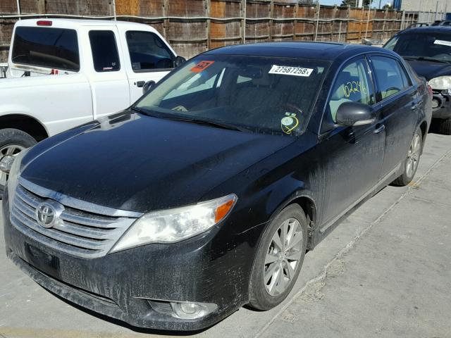 4T1BK3DB5BU376586 - 2011 TOYOTA AVALON BAS BLACK photo 2