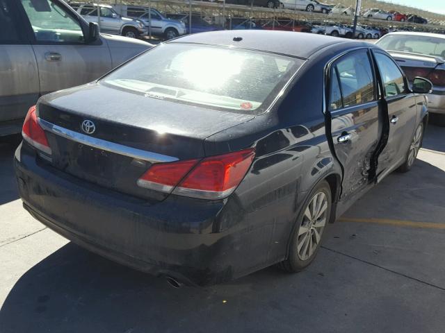 4T1BK3DB5BU376586 - 2011 TOYOTA AVALON BAS BLACK photo 4