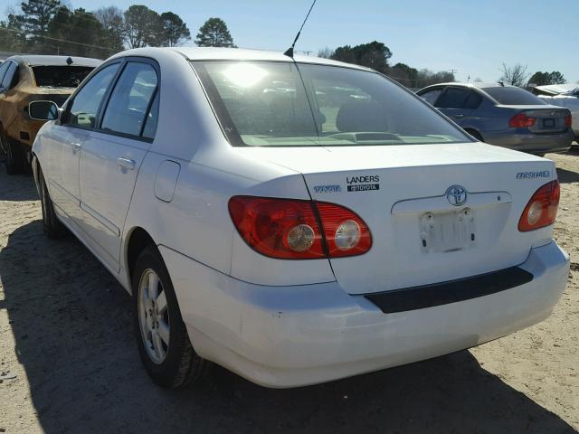 JTDBR32E652056481 - 2005 TOYOTA COROLLA CE WHITE photo 3