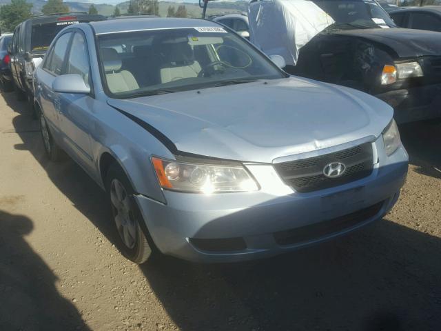 5NPET46C57H255276 - 2007 HYUNDAI SONATA GLS BLUE photo 1