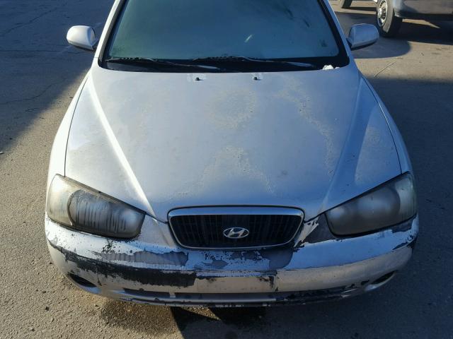 KMHDN45D41U050444 - 2001 HYUNDAI ELANTRA GL SILVER photo 9