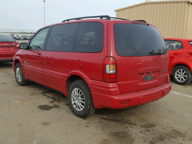 1GMDU06EXXD301754 - 1999 PONTIAC MONTANA / RED photo 3