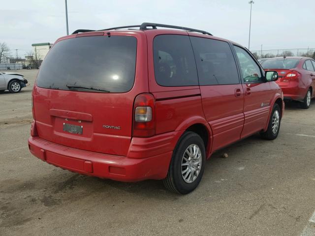 1GMDU06EXXD301754 - 1999 PONTIAC MONTANA / RED photo 4