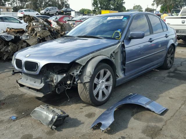 WBAET37442NG84483 - 2002 BMW 325 I BLUE photo 2