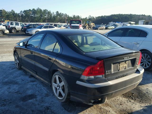 YV1RH52Y342369746 - 2004 VOLVO S60 R BLACK photo 3