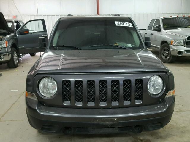 1C4NJPBB0ED726001 - 2014 JEEP PATRIOT SP CHARCOAL photo 10