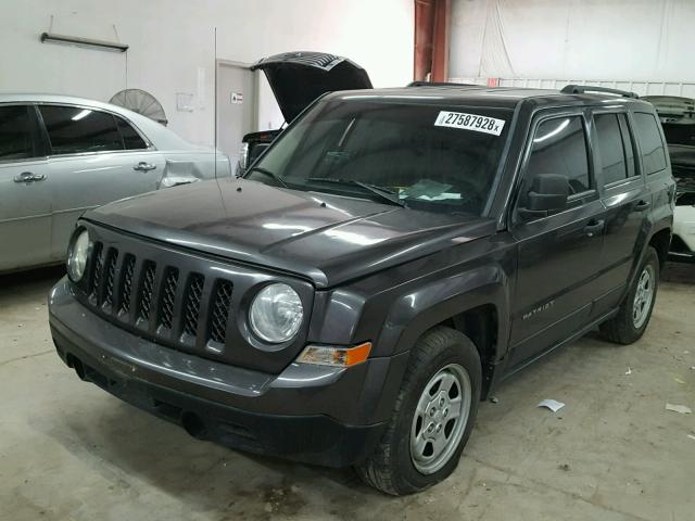 1C4NJPBB0ED726001 - 2014 JEEP PATRIOT SP CHARCOAL photo 2