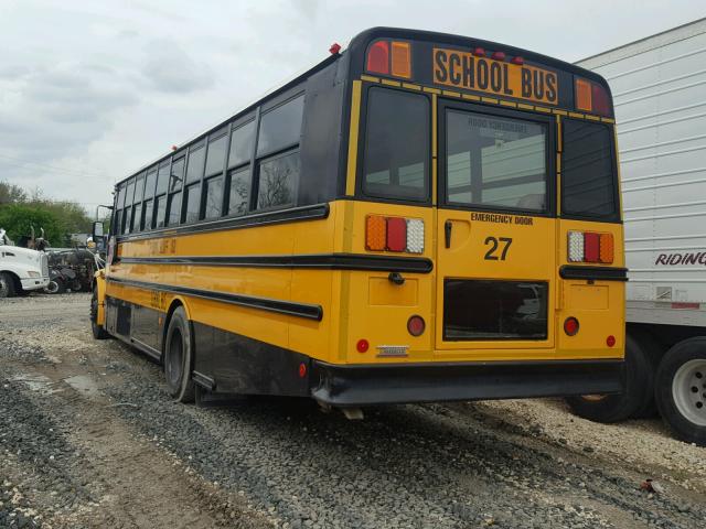 4UZABRDJ58CZ14451 - 2008 FREIGHTLINER CHASSIS B2 YELLOW photo 3