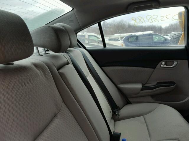 19XFB2F85FE233773 - 2015 HONDA CIVIC EX ნაცრისფერი ფოტო 6