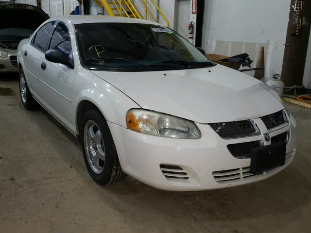 1B3EL36X55N505630 - 2005 DODGE STRATUS SE WHITE photo 1