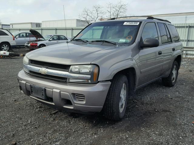 1GNDS13S662327943 - 2006 CHEVROLET TRAILBLAZE GRAY photo 2