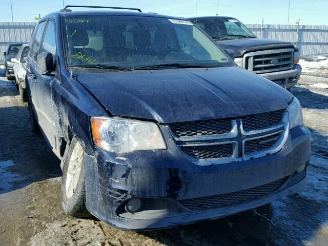 2C4RDGDG4ER350014 - 2014 DODGE GRAND CARA BLUE photo 1