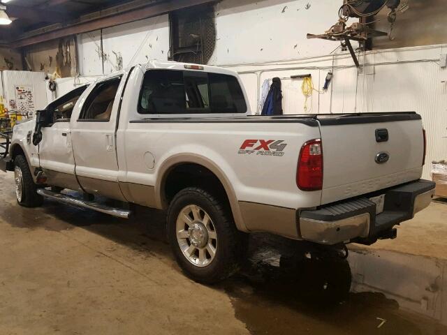 1FTSW2BR2AEB42711 - 2010 FORD F250 SUPER WHITE photo 3