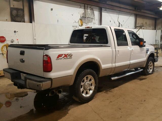 1FTSW2BR2AEB42711 - 2010 FORD F250 SUPER WHITE photo 4