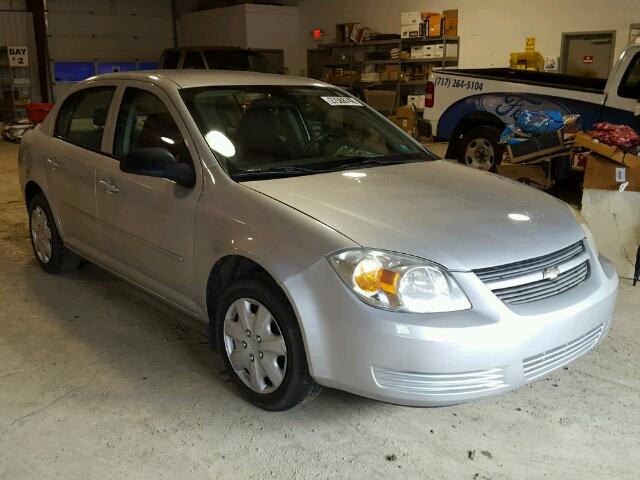 1G1AK52F557570869 - 2005 CHEVROLET COBALT SILVER photo 1