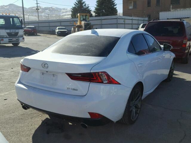 JTHBF1D2XE5032178 - 2014 LEXUS IS 250 WHITE photo 4