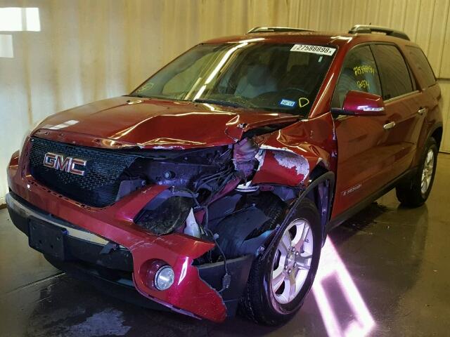 1GKER33718J230937 - 2008 GMC ACADIA SLT წითელი ფოტო 2