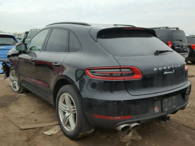 WP1AB2A55FLB41379 - 2015 PORSCHE MACAN S BLACK photo 3