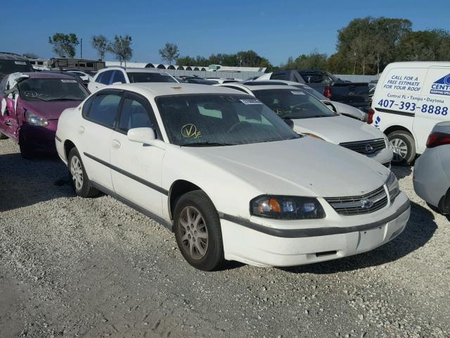 2G1WF52E039182607 - 2003 CHEVROLET IMPALA WHITE photo 1