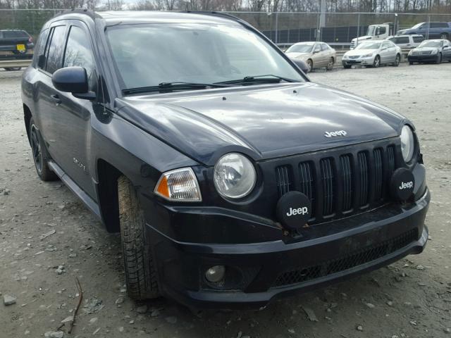 1J8FT47W08D614398 - 2008 JEEP COMPASS SP BLACK photo 1