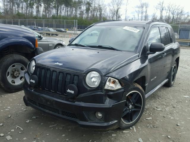 1J8FT47W08D614398 - 2008 JEEP COMPASS SP BLACK photo 2