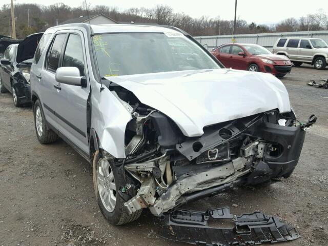 SHSRD78875U316947 - 2005 HONDA CR-V EX SILVER photo 1