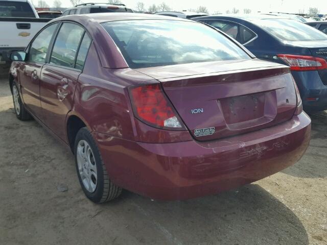 1G8AJ52F54Z118282 - 2004 SATURN ION LEVEL 红色 照片 3